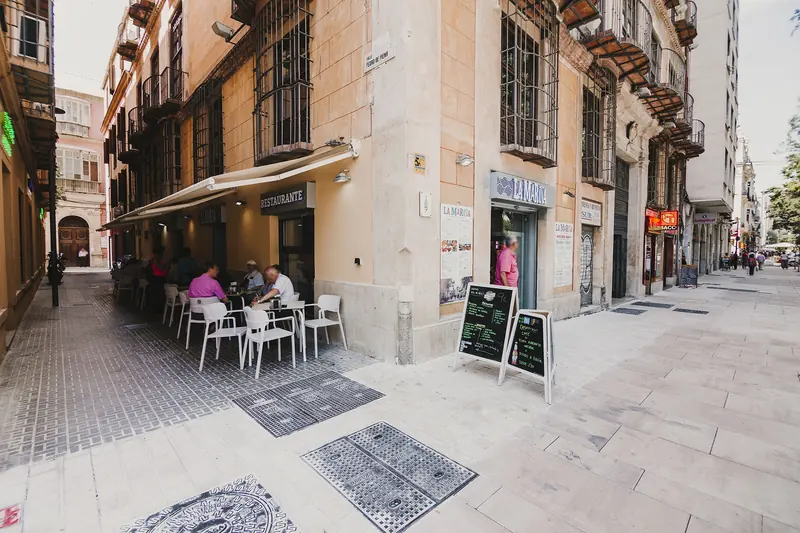 Terraza de La Marina en la Alameda Principal de Málaga